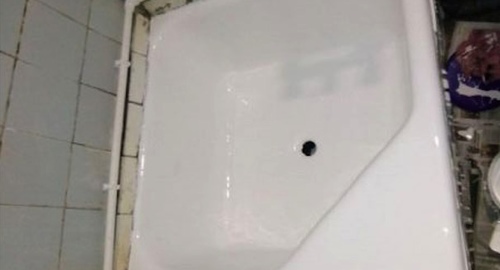 Ремонт поддона душевой кабины | поселок имени Цюрупы