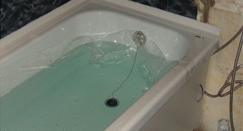 Установкой акрилового вкладыша | поселок имени Цюрупы